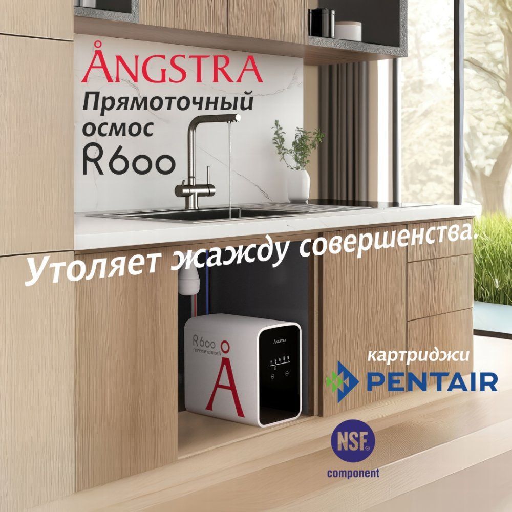 Премиальная система обратного осмоса Angstra R-600 (без крана)